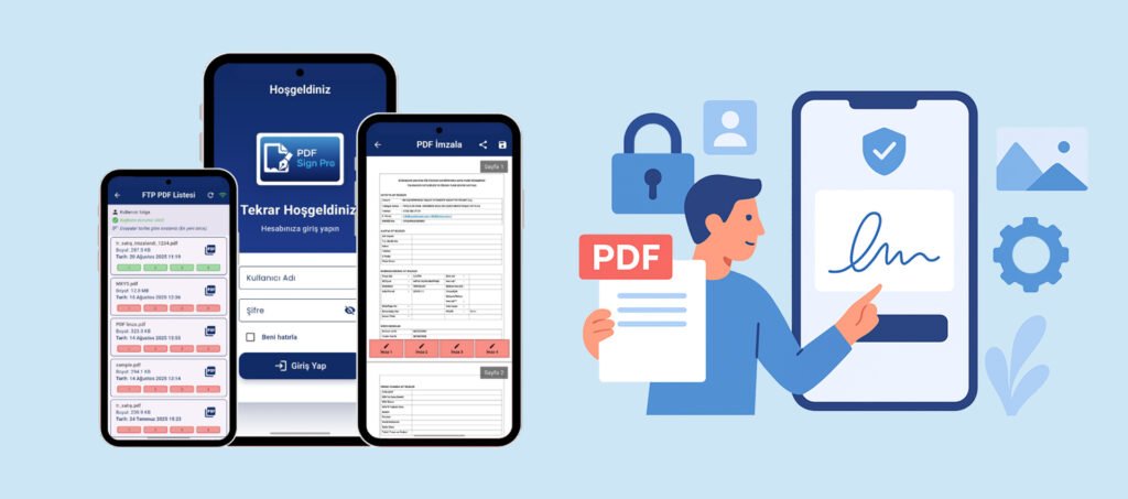 PDF Sign PRO Mobil Uygulaması
